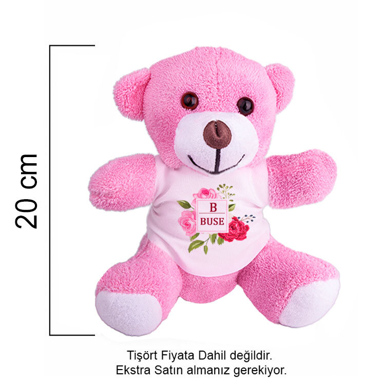Sublimation Plush Pink Teddy Bear - 2