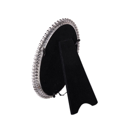 Swarovski Oval Taşlı Fotoğraf Çerçevesi - 10x15cm - 2