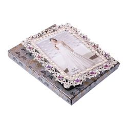 Swarovski Pırlanta Taşlı Fotoğraf Çerçevesi - 10x15cm - 4