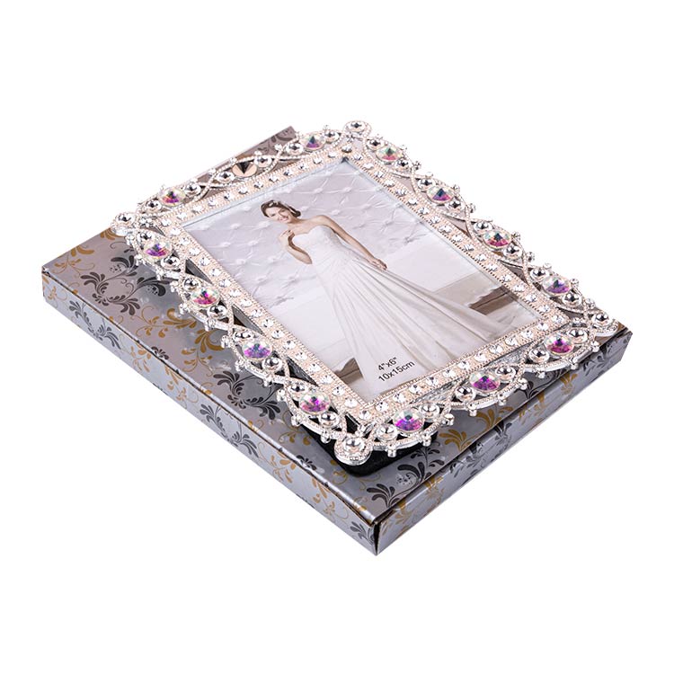 Swarovski Pırlanta Taşlı Fotoğraf Çerçevesi - 10x15cm - 4