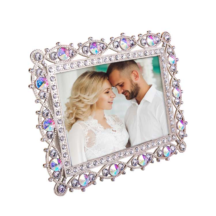 Swarovski Pırlanta Taşlı Fotoğraf Çerçevesi - 10x15cm - 2