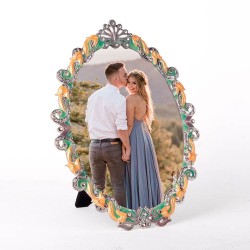 Swarovski Taşlı Fotoğraf Çerçevesi - 15x21cm - 1