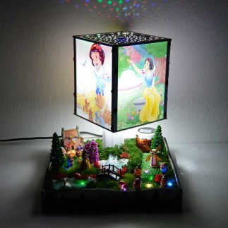 Fairy Tale Telling Terrarium Bedside Lamp - Thumbnail
