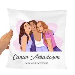 Süblimasyon Beyaz Saten Yastık Kılıfları - 1