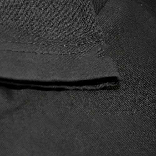 Unisex Siyah T-Shirt %100 Pamuklu - 5