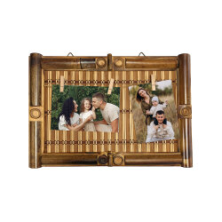 Bamboo Multiple Photo Frame with String and Latch 20x30 - 4