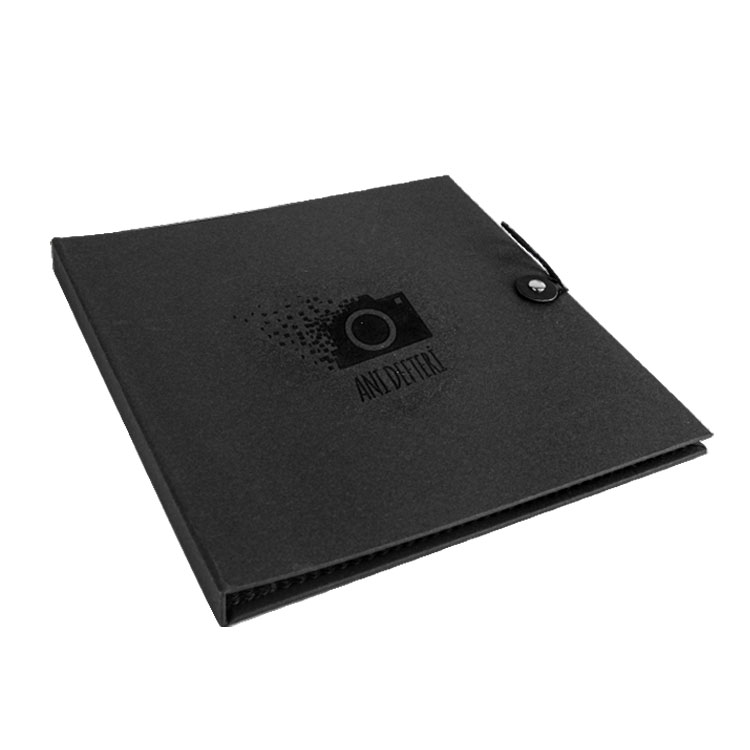 Black Personalized Memory Book