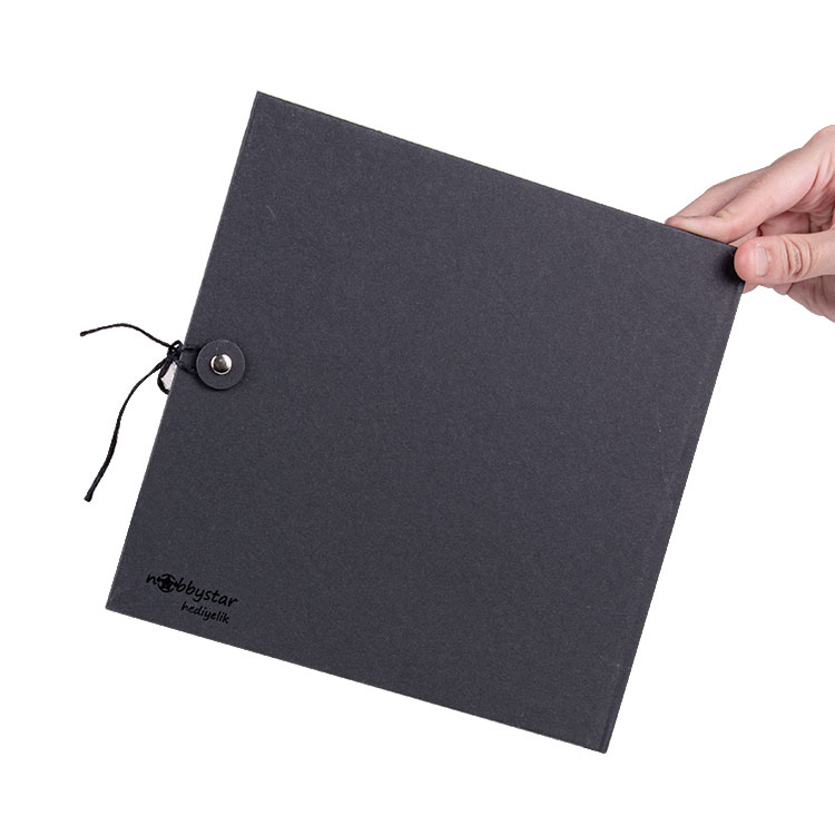 Black Personalized Memory Book - 8