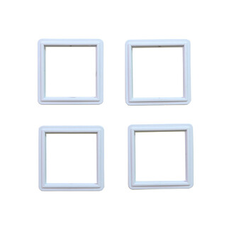 Mini Restickable Square Frames - White - 4