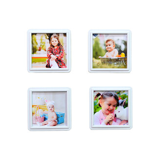 Mini Restickable Square Frames - White - Thumbnail