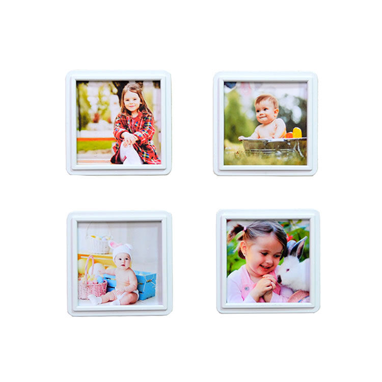 Mini Restickable Square Frames - White