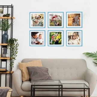 Wholesale Restickable Square Frame - Blue - 2