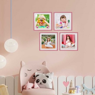 Wholesale Restickable Square Frame - Pink - Thumbnail