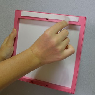 Wholesale Restickable Square Frame - Pink - Thumbnail