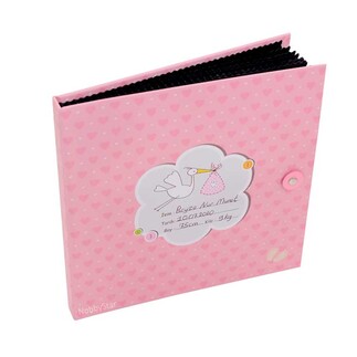 Stork Figured Baby Memory Book - Thumbnail