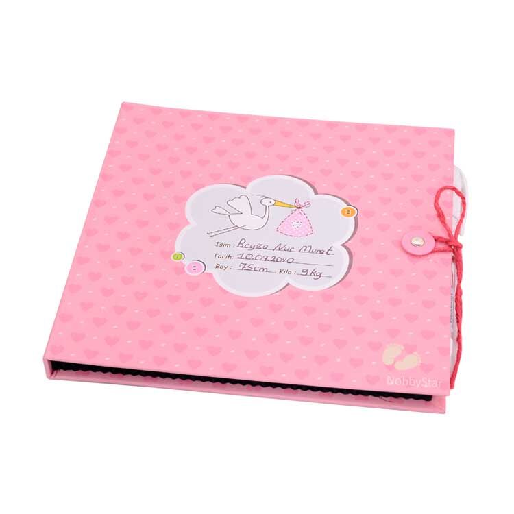 Stork Figured Baby Memory Book