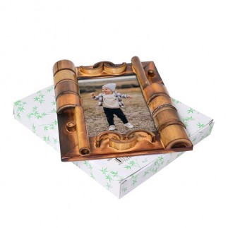 Wooden Bamboo Photo Frame 13x18 cm - Thumbnail