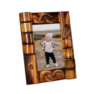 Wholesale Wooden Bamboo Photo Frame 15x21 cm - Thumbnail