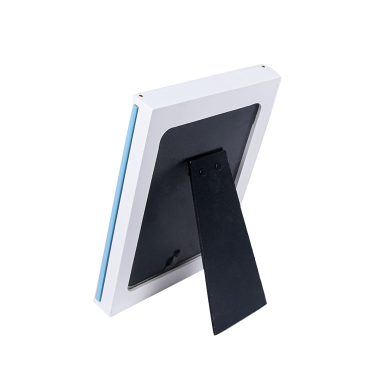 Wholesale Wooden White Photo Frame with Blue Window