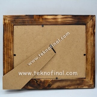 Wooden Bamboo Photo Frame 13x18 cm - Thumbnail