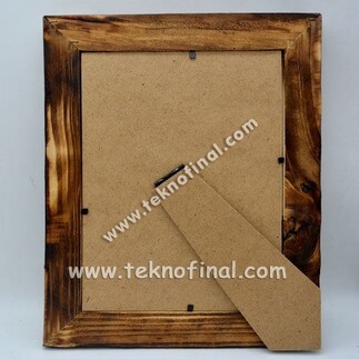 Wooden Bamboo Photo Frame 13x18 cm - Thumbnail