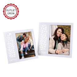 Wooden Cream Love Picture Frame 10x15 - 1