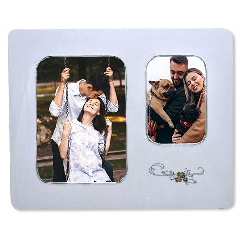 Wooden Glossy 2 Opening Photo Frame - 23x28 cm - Thumbnail