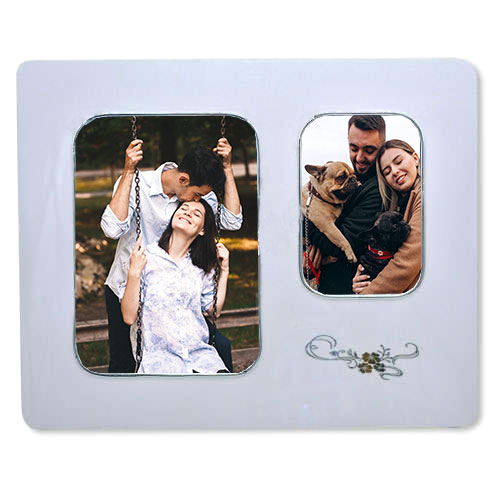 Wooden Glossy 2 Opening Photo Frame - 23x28 cm - 1