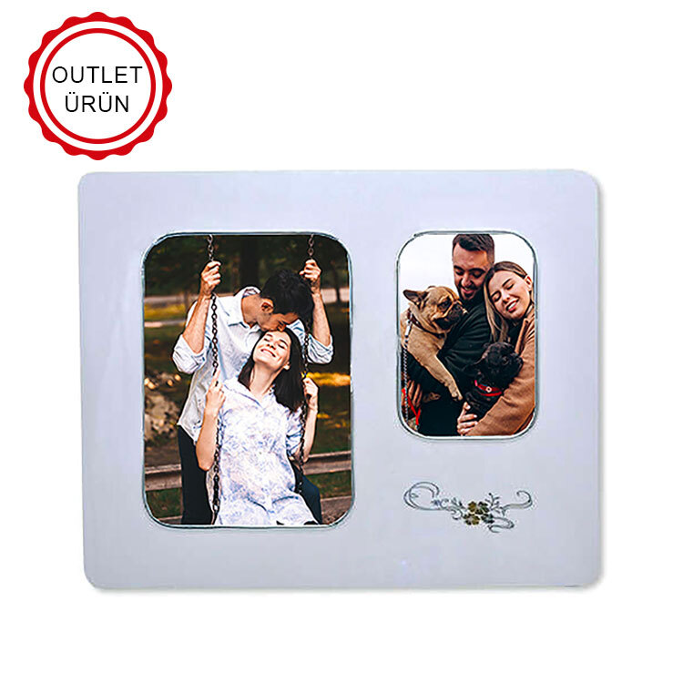 Wooden Glossy 2 Opening Photo Frame - 23x28 cm - 1