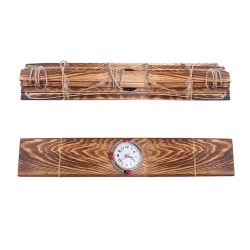 Wooden Multiple Photo Clock Frame with Rope and Latch - 5