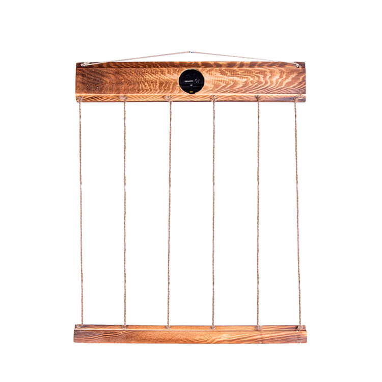 Wooden Multiple Photo Clock Frame with Rope and Latch - 3