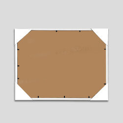 Wooden Multiple Photo Frame with String and Latch - 25x33 cm - 8