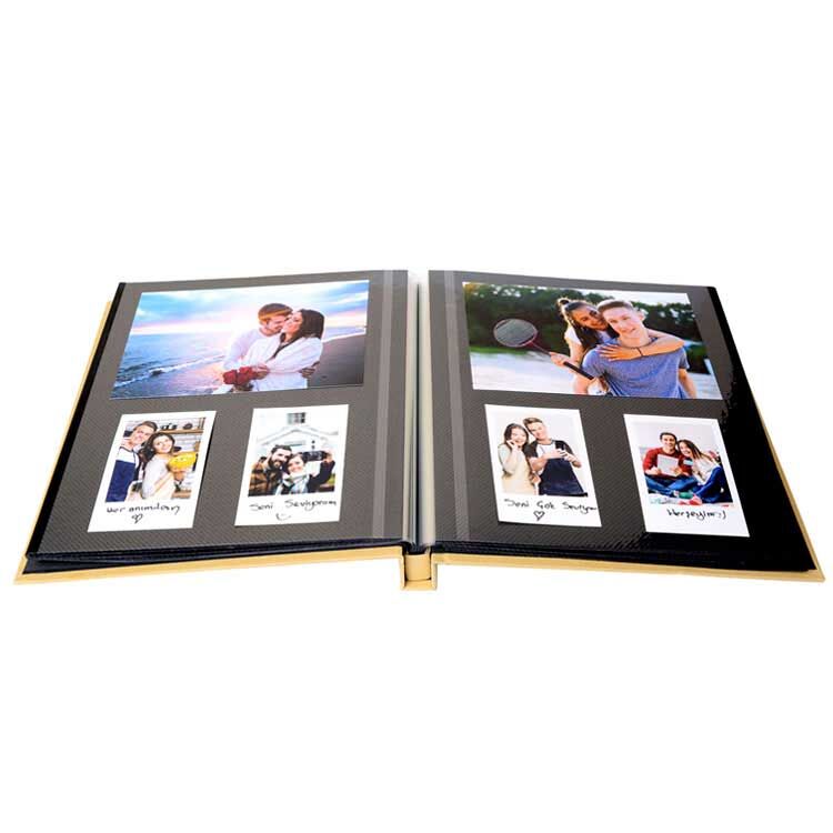 Yapışkanlı Fotoğraf Makinesi Temalı Fotoğraf Albümü 24x24cm - 2