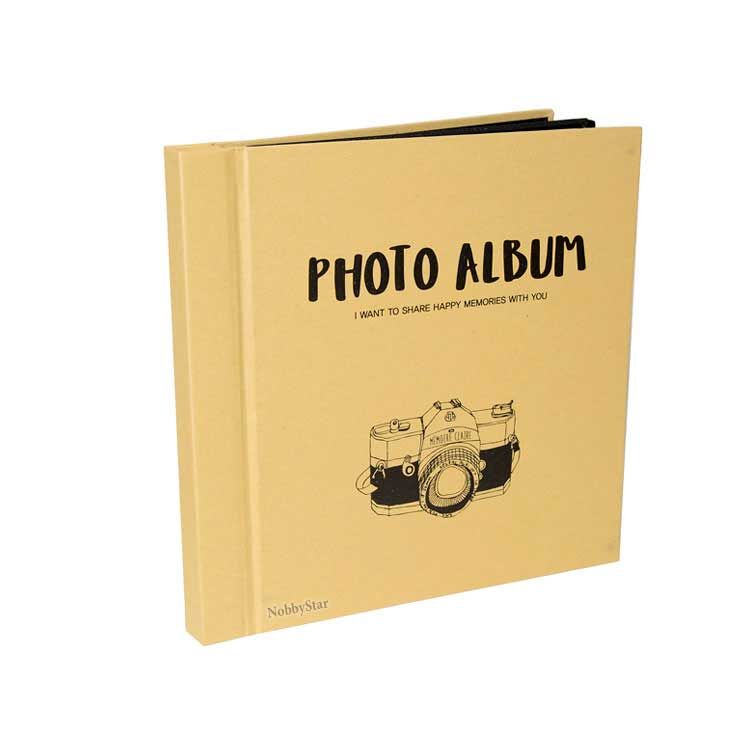 Yapışkanlı Fotoğraf Makinesi Temalı Fotoğraf Albümü 24x24cm - 1