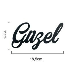 Yapışkanlı Her Şey Seninle Güzel Ahşap Duvar Yazısı - Kutulu - 3