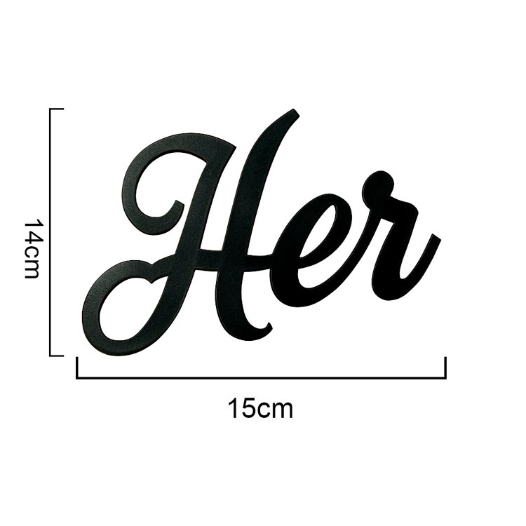 Yapışkanlı Her Şey Seninle Güzel Ahşap Duvar Yazısı - Kutulu - 6