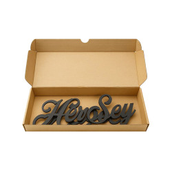 Yapışkanlı Her Şey Seninle Güzel Ahşap Duvar Yazısı - Kutulu - 11