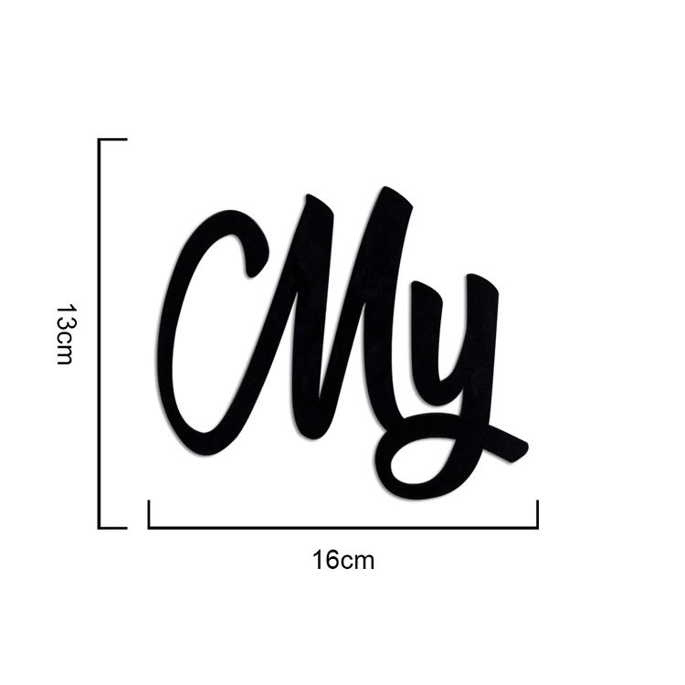 Yapışkanlı My Baby Ahşap Duvar Yazısı - Kutulu - 3