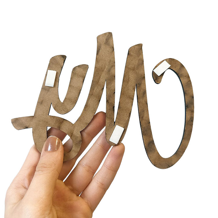 Yapışkanlı My Memories Ahşap Duvar Yazısı - Kutulu - 5