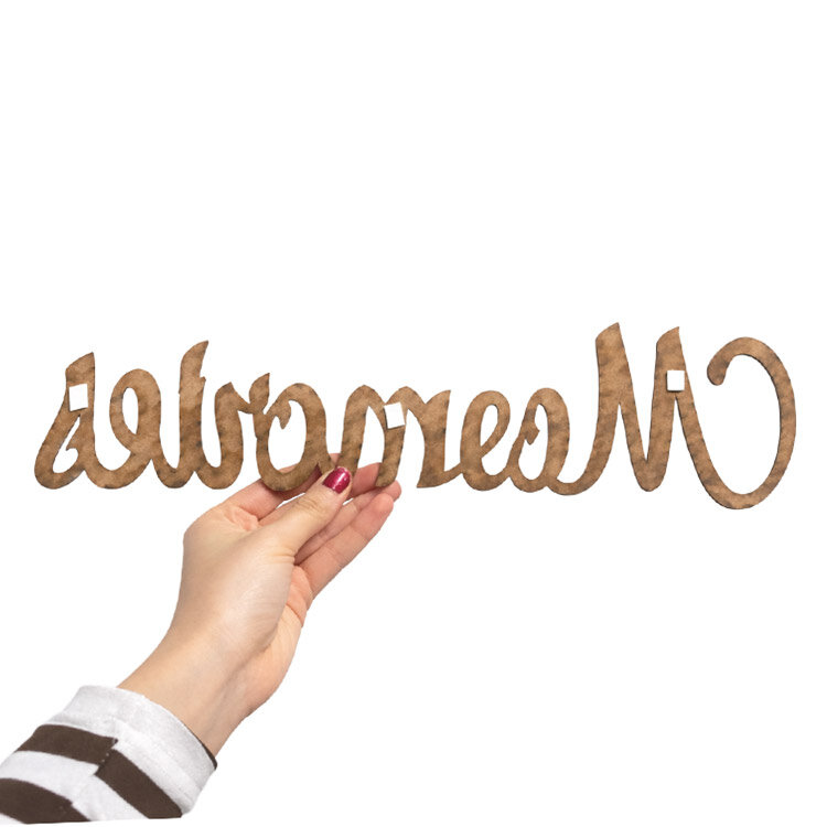 Yapışkanlı My Memories Ahşap Duvar Yazısı - Kutulu - 6