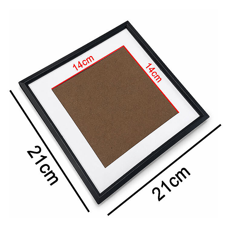 Yapışkanlı Paspartulu Tekli Fotoğraf Çerçevesi - 21x21cm - 6