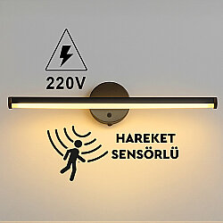 Yapışkanlı Sensörlü Dekoratif 220V Elektrikli Led Aplik - NobbyStar