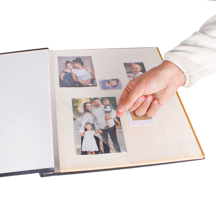 Yapışkanlı Siyah Fotoğraf Albümü - 34x37cm - 3
