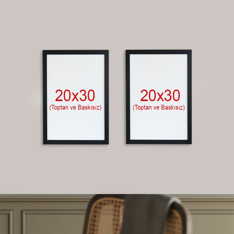 Yapışkanlı Sök Tak Çerçeveler 20x30cm - 2'li Paket - 14