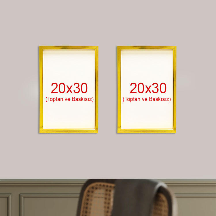 Yapışkanlı Sök Tak Çerçeveler 20x30cm - 2'li Paket - 8