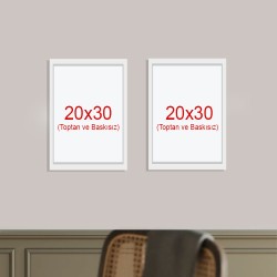 Yapışkanlı Sök Tak Çerçeveler 20x30cm - 2'li Paket - 11