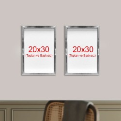 Yapışkanlı Sök Tak Çerçeveler 20x30cm - 2'li Paket - 9