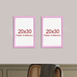 Yapışkanlı Sök Tak Çerçeveler 20x30cm - 2'li Paket - 13