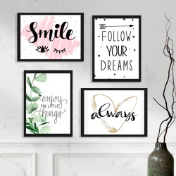 Yapışkanlı Sök Tak Çerçeveler 30x40cm - 2'li Paket - 12