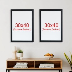 Yapışkanlı Sök Tak Çerçeveler 30x40cm - 2'li Paket - 7
